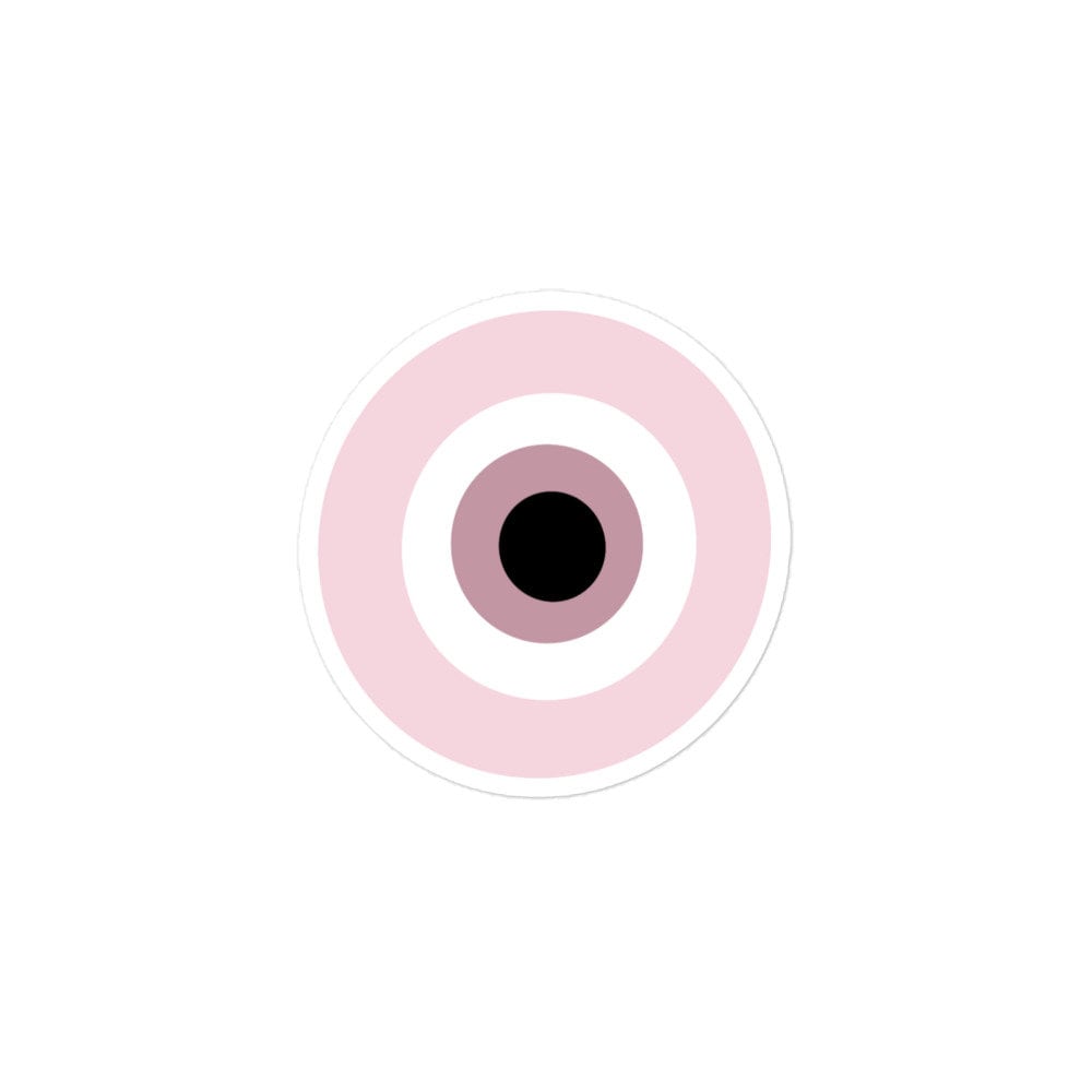 Pink Evil Eye Sticker