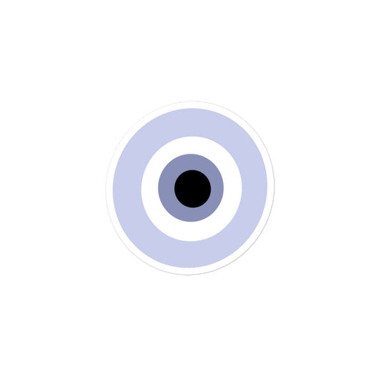Purple Evil Eye Sticker