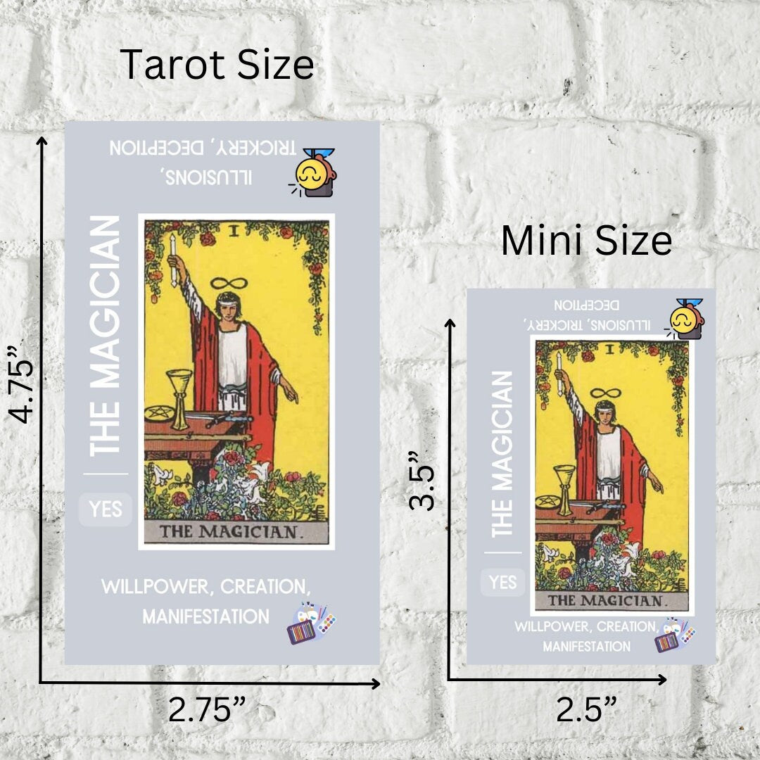 Beginner Tarot Deck ( 78 cards ) *MADE TO ORDER*