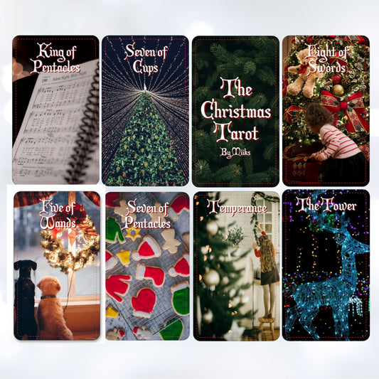 The Christmas Tarot Deck ( 78 cards ) *MADE TO ORDER*