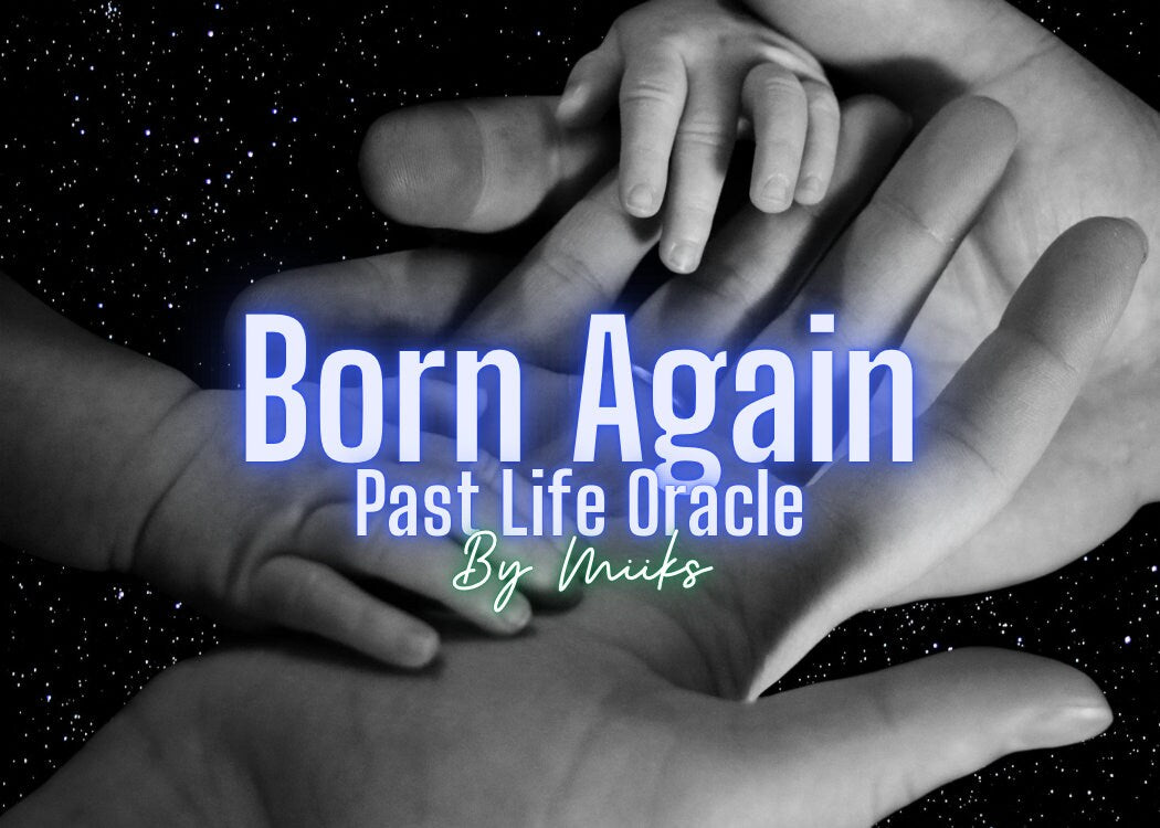 Born Again Oracle Deck / A Past Life Oracle ( 100 cards )*MADE TO ORDER*